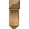 Ekena Millwork Thorton Arts and Crafts Rough Sawn Bracket w/ Offset Brace, Western Red Cedar, 8"W x 18"D x 22"H BKT0806X18X22THR03RWR - alternate 3